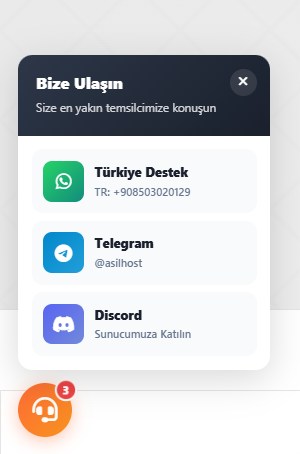Cloudx Wisecp Bize ulaş modülü
